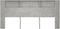 vidaXL - Hoofdbordkast - 220x18,5x104,5 - cm - betongrijs