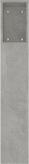 vidaXL - Hoofdbordkast - 220x18,5x104,5 - cm - betongrijs