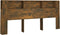 vidaXL - Hoofdbordkast - 220x18,5x104,5 - cm - gerookt - eikenkleurig