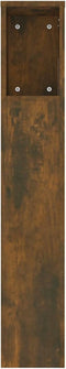 vidaXL - Hoofdbordkast - 220x18,5x104,5 - cm - gerookt - eikenkleurig