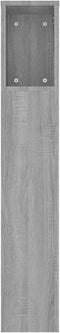 vidaXL - Hoofdbordkast - 220x18,5x104,5 - cm - grijs - sonoma - eikenkleurig