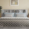vidaXL - Hoofdbordkast - 220x18,5x104,5 - cm - grijs - sonoma - eikenkleurig