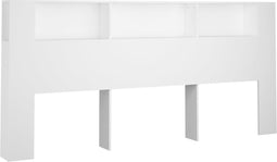 vidaXL - Hoofdbordkast - 220x18,5x104,5 - cm - wit