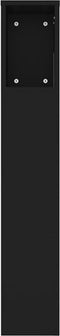 vidaXL - Hoofdbordkast - 220x18,5x104,5 - cm - zwart