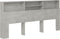 vidaXL - Hoofdbordkast - 220x19x103,5 - cm - betongrijs