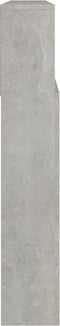 vidaXL - Hoofdbordkast - 220x19x103,5 - cm - betongrijs