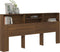 vidaXL - Hoofdbordkast - 220x19x103,5 - cm - bruin - eikenkleur