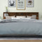 vidaXL - Hoofdbordkast - 220x19x103,5 - cm - bruin - eikenkleur