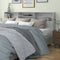 vidaXL - Hoofdbordkast - 220x19x103,5 - cm - grijs - sonoma - eikenkleurig