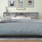vidaXL - Hoofdbordkast - 220x19x103,5 - cm - grijs - sonoma - eikenkleurig