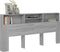 vidaXL - Hoofdbordkast - 220x19x103,5 - cm - grijs - sonoma - eikenkleurig