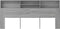 vidaXL - Hoofdbordkast - 220x19x103,5 - cm - grijs - sonoma - eikenkleurig