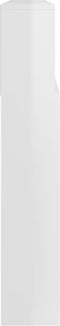 vidaXL - Hoofdbordkast - 220x19x103,5 - cm - hoogglans - wit