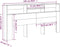 vidaXL - Hoofdbordkast - 220x19x103,5 - cm - sonoma - eikenkleurig