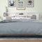 vidaXL - Hoofdbordkast - 220x19x103,5 - cm - wit