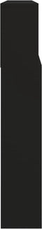 vidaXL - Hoofdbordkast - 220x19x103,5 - cm - zwart