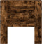 vidaXL - Hoofdbordkast - met - LED - 100x16,5x103,5 - cm - gerookt - eikenkleurig