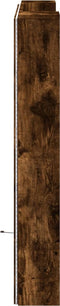 vidaXL - Hoofdbordkast - met - LED - 100x16,5x103,5 - cm - gerookt - eikenkleurig