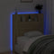 vidaXL - Hoofdbordkast - met - LED - 100x16,5x103,5 - cm - sonoma - eikenkleurig