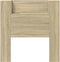 vidaXL - Hoofdbordkast - met - LED - 100x16,5x103,5 - cm - sonoma - eikenkleurig