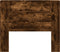 vidaXL - Hoofdbordkast - met - LED - 120x16,5x103,5 - cm - gerookt - eikenkleurig