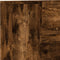 vidaXL - Hoofdbordkast - met - LED - 120x16,5x103,5 - cm - gerookt - eikenkleurig