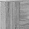 vidaXL - Hoofdbordkast - met - LED - 120x16,5x103,5 - cm - grijs - sonoma