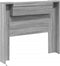 vidaXL - Hoofdbordkast - met - LED - 120x16,5x103,5 - cm - grijs - sonoma