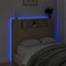 vidaXL - Hoofdbordkast - met - LED - 120x16,5x103,5 - cm - sonoma - eikenkleurig