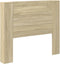vidaXL - Hoofdbordkast - met - LED - 120x16,5x103,5 - cm - sonoma - eikenkleurig