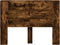 vidaXL - Hoofdbordkast - met - LED - 140x16,5x103,5 - cm - gerookt - eikenkleurig