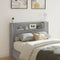 vidaXL - Hoofdbordkast - met - LED - 140x16,5x103,5 - cm - grijs - sonoma