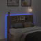 vidaXL - Hoofdbordkast - met - LED - 140x16,5x103,5 - cm - sonoma - eikenkleurig