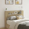 vidaXL - Hoofdbordkast - met - LED - 140x16,5x103,5 - cm - sonoma - eikenkleurig