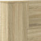 vidaXL - Hoofdbordkast - met - LED - 140x16,5x103,5 - cm - sonoma - eikenkleurig