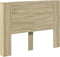 vidaXL - Hoofdbordkast - met - LED - 140x16,5x103,5 - cm - sonoma - eikenkleurig