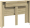 vidaXL - Hoofdbordkast - met - LED - 140x16,5x103,5 - cm - sonoma - eikenkleurig