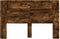 vidaXL - Hoofdbordkast - met - LED - 160x16,5x103,5 - cm - gerookt - eikenkleurig