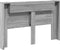 vidaXL - Hoofdbordkast - met - LED - 160x16,5x103,5 - cm - grijs - sonoma - eikenkleur
