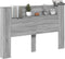 vidaXL - Hoofdbordkast - met - LED - 160x16,5x103,5 - cm - grijs - sonoma - eikenkleur