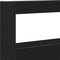 vidaXL - Hoofdbordkast - met - LED - 160x17x102 - cm - eikenkleurig - zwart