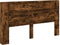 vidaXL - Hoofdbordkast - met - LED - 180x16,5x103,5 - cm - gerookt - eikenkleurig