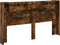 vidaXL - Hoofdbordkast - met - LED - 180x16,5x103,5 - cm - gerookt - eikenkleurig