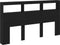 vidaXL - Hoofdbordkast - met - LED - 180x17x102 - cm - eikenkleurig - zwart