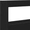 vidaXL - Hoofdbordkast - met - LED - 180x17x102 - cm - eikenkleurig - zwart