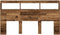 vidaXL - Hoofdbordkast - met - LED - 180x17x102 - cm - oud - hout