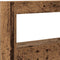 vidaXL - Hoofdbordkast - met - LED - 180x17x102 - cm - oud - hout