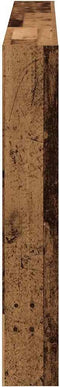 vidaXL - Hoofdbordkast - met - LED - 180x17x102 - cm - oud - hout