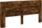 vidaXL - Hoofdbordkast - met - LED - 200x16,5x103,5 - cm - gerookt - eikenkleurig