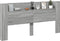 vidaXL - Hoofdbordkast - met - LED - 200x16,5x103,5 - cm - grijs - sonoma